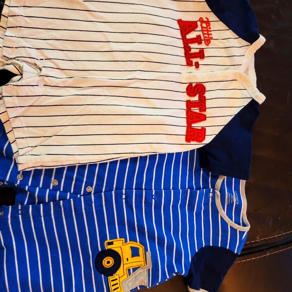 Carters 18mo boys rompers